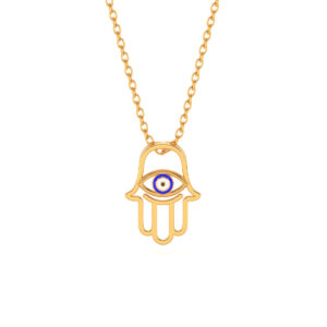 Hamsa Hand of Blessings Pendant Silver Jewellery Online