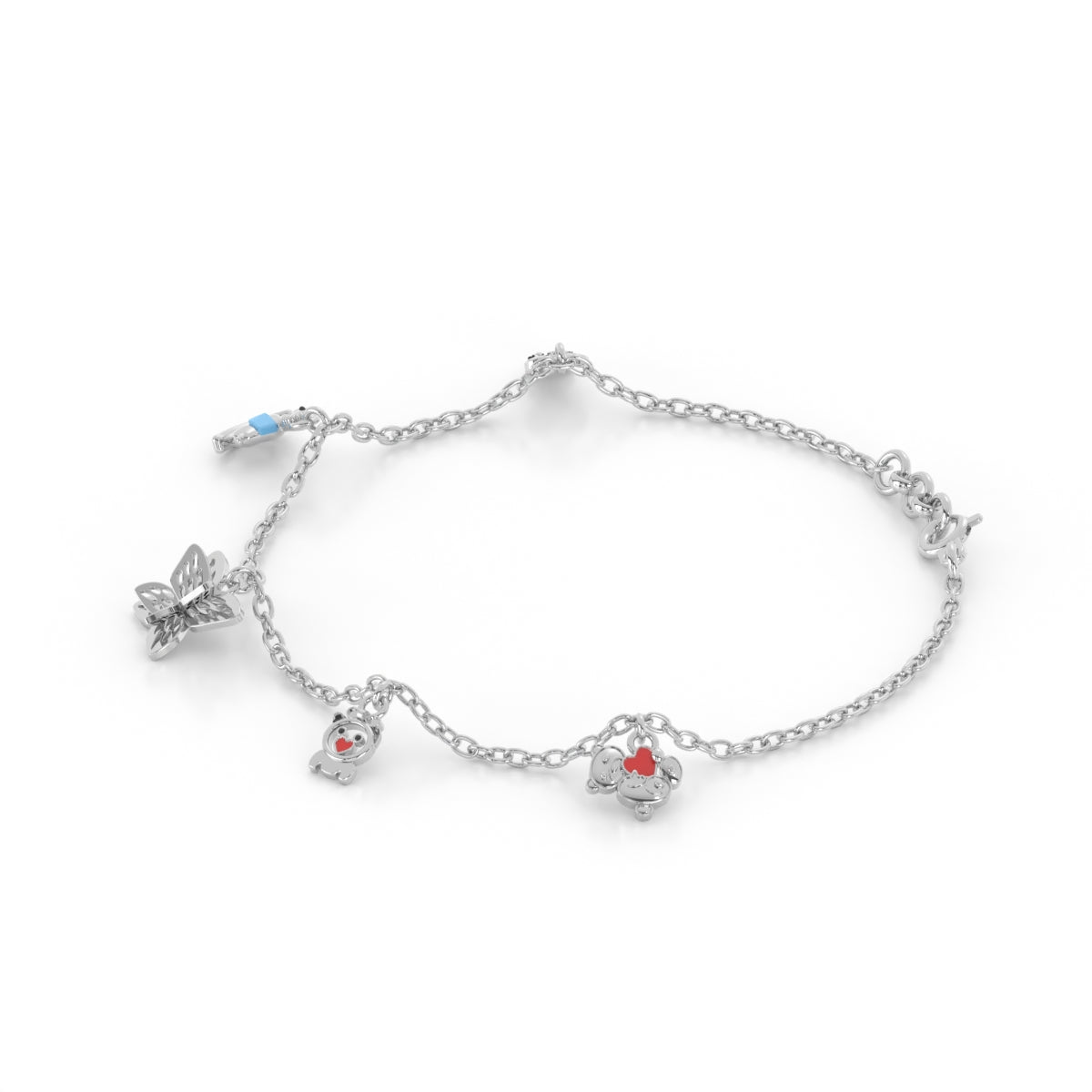 Playful Creatures Charm Bracelet Silver Jewellery Online