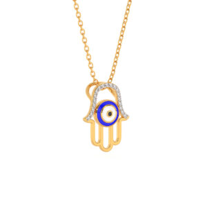 Eye of Serenity Hamsa Pendant Silver Jewellery Online