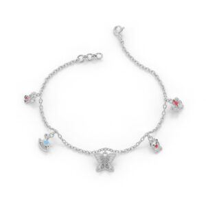 Playful Creatures Charm Bracelet Silver Jewellery Online