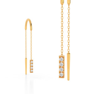 Dazzling Drops Sui Dhaga Earrings Silver Jewellery Online