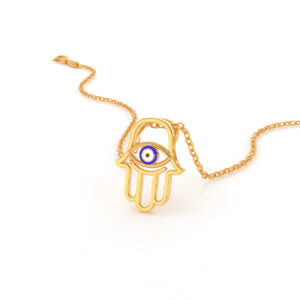Hamsa Hand of Blessings Pendant Silver Jewellery Online